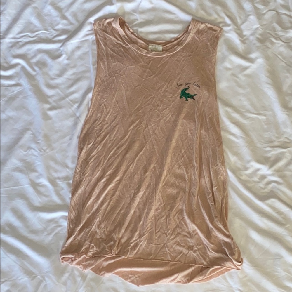 Pink tank top